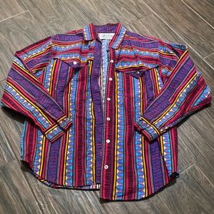 Vintage Rodeo western button up blouse